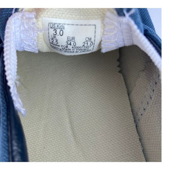 Vans Classic Slip On Blue/Wht Youth‎  3.    NWT - Picture 7 of 7